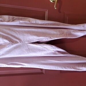 J.Jill Linen stretch  pink pants size XL Tall zipper and elastic